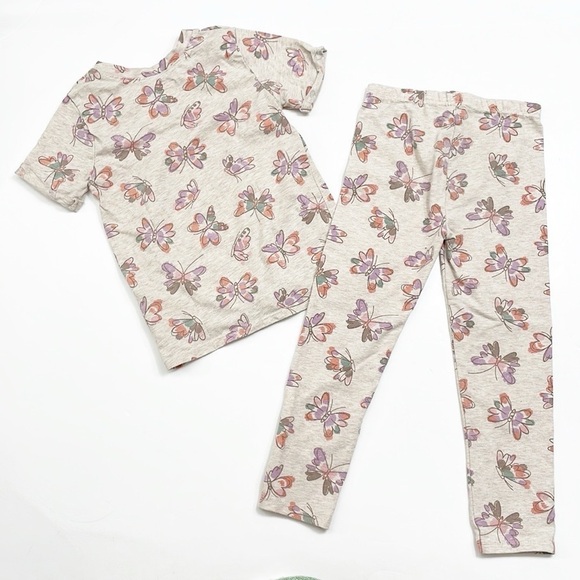 Garanimals toddler girls butterfly print matching set - Picture 2 of 3